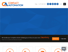 Tablet Screenshot of portal.contactautomation.com
